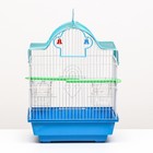 Клетка для птиц укомплектованная Bd-1/4fc, 30 х 23 х 39 см, синяя - Фото 8