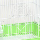 Клетка для птиц укомплектованная Bd-2/4f, 34 х 27 х 44 см, зелёная - Фото 3