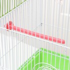 Клетка для птиц укомплектованная Bd-2/4f, 34 х 27 х 44 см, зелёная - Фото 6