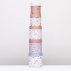 Набор круглых подарочных коробок 5 в 1 «Мини - цветы», 20×20 - 14×14 см - Фото 4