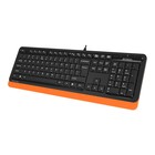 Клавиатура + мышь A4Tech Fstyler F1010 клав:черный/оранжевый мышь:черный/оранжевый USB Mult   103388 - Фото 9
