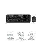 Клавиатура + мышь A4Tech Fstyler F1010 клав:черный/серый мышь:черный/серый USB Multimedia (   103388 - Фото 2