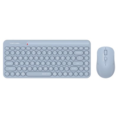 Клавиатура + мышь A4Tech Fstyler FG3200 Air клав:синий мышь:синий USB беспроводная slim Mul   103388