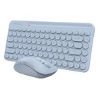 Клавиатура + мышь A4Tech Fstyler FG3200 Air клав:синий мышь:синий USB беспроводная slim Mul   103388 - Фото 4