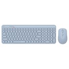 Клавиатура + мышь A4Tech Fstyler FG3300 Air клав:синий мышь:синий USB беспроводная slim Mul   103388 - Фото 1
