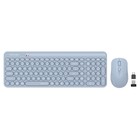 Клавиатура + мышь A4Tech Fstyler FG3300 Air клав:синий мышь:синий USB беспроводная slim Mul   103388 - Фото 2
