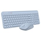 Клавиатура + мышь A4Tech Fstyler FG3300 Air клав:синий мышь:синий USB беспроводная slim Mul   103388 - Фото 3