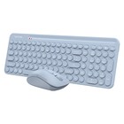Клавиатура + мышь A4Tech Fstyler FG3300 Air клав:синий мышь:синий USB беспроводная slim Mul   103388 - Фото 4