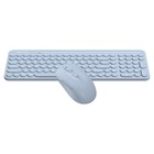 Клавиатура + мышь A4Tech Fstyler FG3300 Air клав:синий мышь:синий USB беспроводная slim Mul   103388 - Фото 5