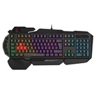 Клавиатура A4Tech Bloody B310N черный USB Multimedia for gamer LED (подставка для запястий)   103388 - Фото 1