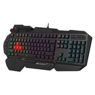 Клавиатура A4Tech Bloody B310N черный USB Multimedia for gamer LED (подставка для запястий)   103388 - Фото 8