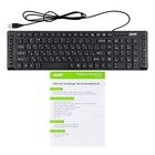 Клавиатура Acer OKW010 черный USB slim Multimedia - Фото 9