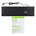 Клавиатура Acer OKW020 черный USB slim - Фото 9
