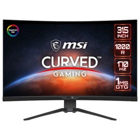 Монитор MSI 31.5&quot; MAG 325CQRF QD черный VA LED 1ms 16:9 HDMI матовая HAS 300cd 178гр/178гр   1033902