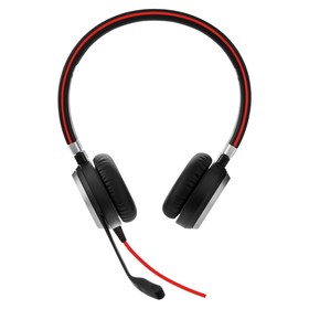 Наушники с микрофоном Jabra Evolve 40 UC Duo черный 1.2м накладные USB оголовье (6399-829-2   103390