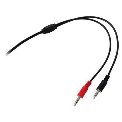 Наушники с микрофоном Оклик HS-M200 черный 1.8м накладные оголовье (1532011)