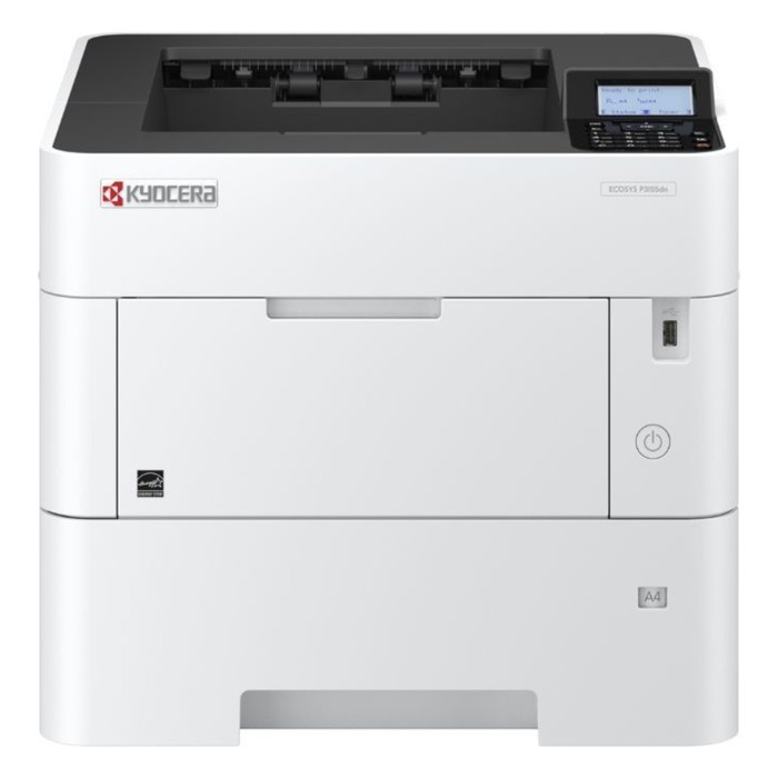Принтер лазерный Kyocera P3155dn A4 Duplex Net белый (в комплекте: + картридж) - Фото 1