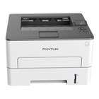 Принтер лазерный Pantum P3300DW A4 Duplex Net WiFi белый - Фото 2