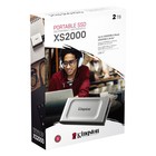 Накопитель SSD Kingston USB 3.2 2TB SXS2000/2000G XS2000 1.8" серый - Фото 4