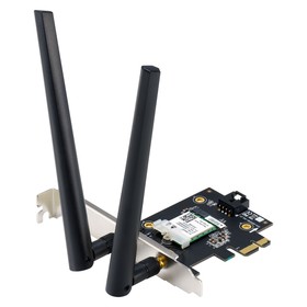 Сетевой адаптер Wi-Fi + Bluetooth Asus PCE-AXE5400 AXE5400 PCI Express x1 (ант.внеш.съем) 2   103392