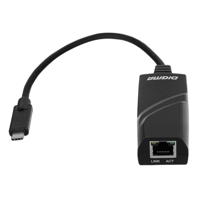 Сетевой адаптер Gigabit Ethernet Digma D-USBC-LAN1000 USB Type-C (упак.:1шт) - фото 51529223