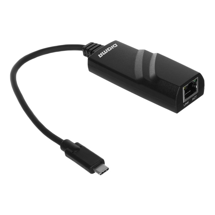 Сетевой адаптер Gigabit Ethernet Digma D-USBC-LAN1000 USB Type-C (упак.:1шт) - фото 51529224