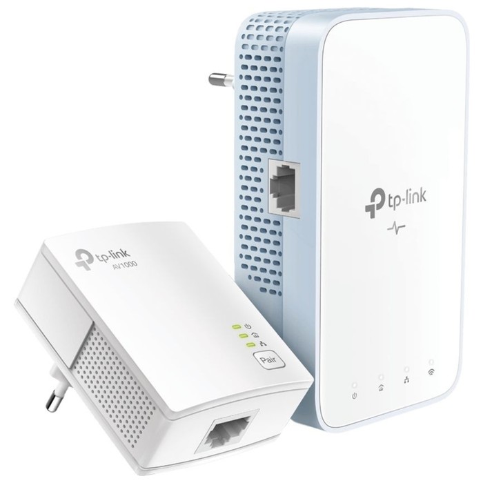 Сетевой адаптер Powerline TP-Link TL-WPA7517 KIT AV1000 Gigabit Ethernet (упак.:2шт) - фото 51529238