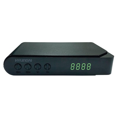 Ресивер DVB-T2 Hyundai H-DVB200, чёрный