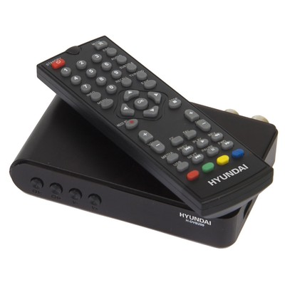 Ресивер DVB-T2 Hyundai H-DVB200, чёрный