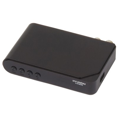 Ресивер DVB-T2 Hyundai H-DVB200, чёрный