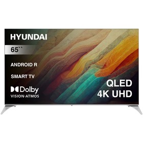 Телевизор QLED Hyundai 65" H-LED65QBU7500 Android TV Frameless черный 4K Ultra HD 60Hz DVB-   103393