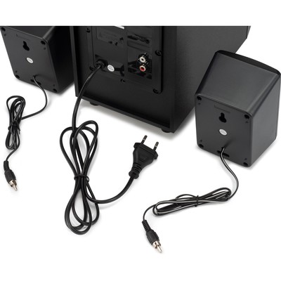 Аудиосистема Hyundai H-MS1404, 30 Вт, USB, BT, FM, SD, чёрная