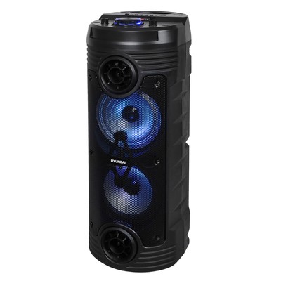 Минисистема Hyundai H-MC170 черный 80Вт FM USB BT SD/MMC