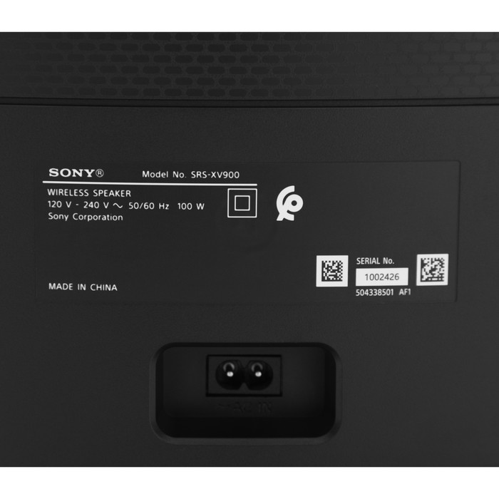 Минисистема Sony SRS-XV900 черный 100Вт USB BT - фото 51529481