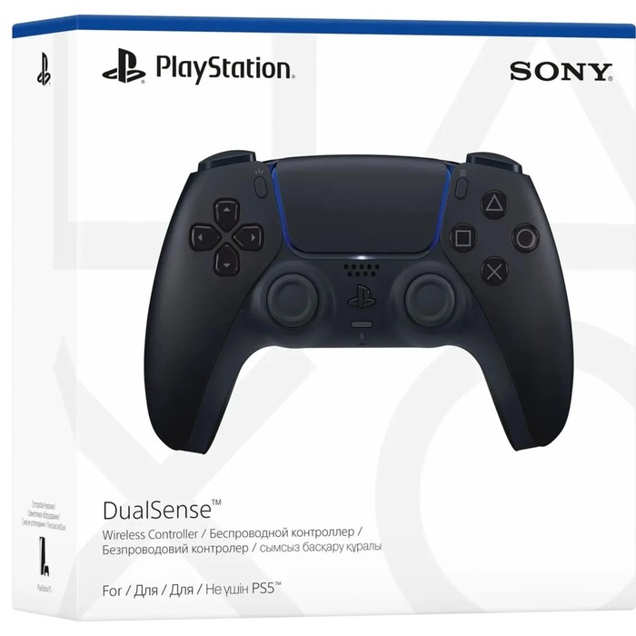 Геймпад Беспроводной PlayStation DualSense черный для: PlayStation 5 (CFI-ZCT1W) - фото 51582986