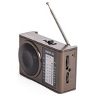 Радиоприемник портативный Сигнал Эфир-18 коричневый USB SD/microSD - Фото 4