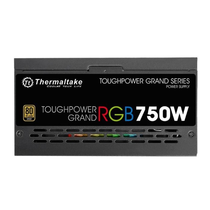 Блок питания Thermaltake ATX 750W Toughpower Grand RGB 80+ gold 24pin APFC 140mm fan color   1033950 - фото 51529629