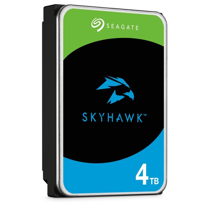 Жесткий диск Seagate SATA-III 4TB ST4000VX015 Surveillance Skyhawk (5900rpm) 256Mb 3.5" - фото 51529645