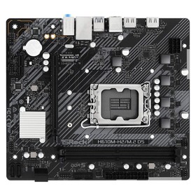 Материнская плата Asrock H610M-H2/M.2 D5 Soc-1700 Intel H610 2xDDR5 mATX AC`97 8ch(7.1) GbL   103395