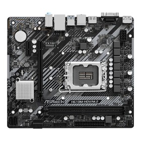 Материнская плата Asrock H610M-HDV/M.2 R2.0 Soc-1700 Intel H610 2xDDR4 mATX AC`97 8ch(7.1)   1033959