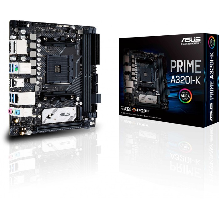 Материнская плата Asus PRIME A320I-K Soc-AM4 AMD A320 2xDDR4 mini-ITX AC`97 8ch(7.1) GbLAN   1033962 - фото 51529778