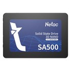 Накопитель SSD Netac SATA III 960GB NT01SA500-960-S3X SA500 2.5" 10339659 - фото 168770