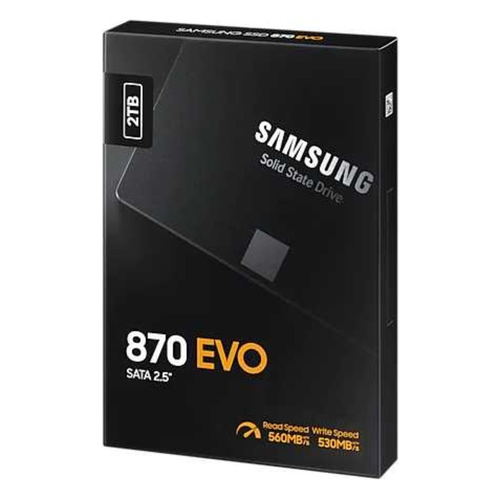 Накопитель SSD Samsung SATA III 2TB MZ-77E2T0BW 870 EVO 2.5" - фото 51616926