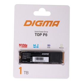 Накопитель SSD Digma PCIe 4.0 x4 1TB DGST4001TP83T Top P8 M.2 2280 10339691