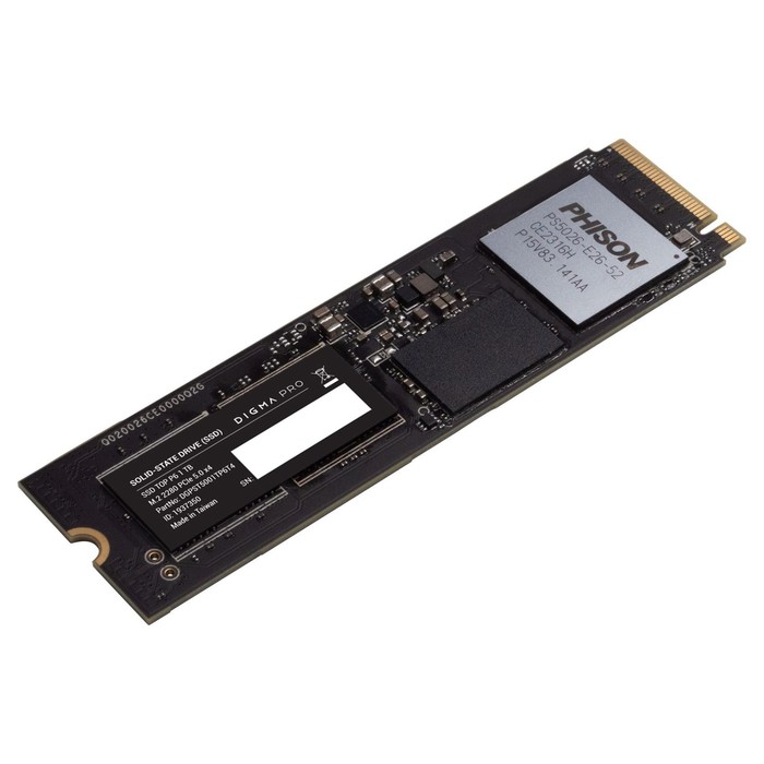 Накопитель SSD Digma Pro PCIe 5.0 x4 1TB DGPST5001TP6T4 Top P6 M.2 2280 - Фото 1