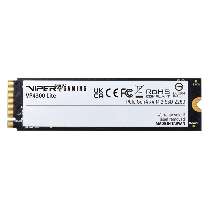 Накопитель SSD Patriot PCIe 4.0 x4 500GB VP4300L500GM28H Viper VP4300 Lite M.2 2280 - фото 51559759