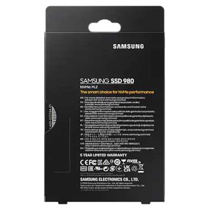 Накопитель SSD Samsung PCIe 3.0 x4 1TB MZ-V8V1T0BW 980 M.2 2280 - фото 51606076