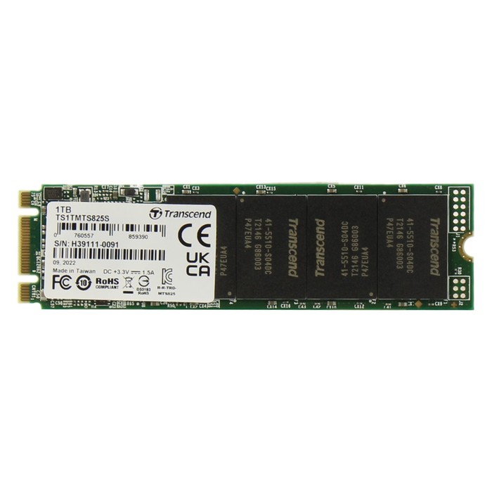 Накопитель SSD Transcend SATA III 1TB TS1TMTS825S 825S M.2 2280 0.3 DWPD - Фото 1