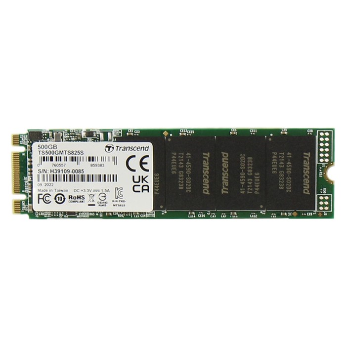 Накопитель SSD Transcend SATA III 500GB TS500GMTS825S 825S M.2 2280 0.3 DWPD - Фото 1