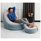 Надувное кресло + пуфик Crusier, 121 х 100 х 86 см, 54 х 54 х 26 см, цвета МИКС, 75053 Bestway - Фото 4